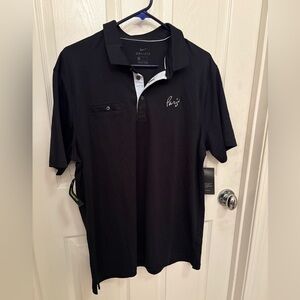 Nike Black Polo Shirt Paris Size Large